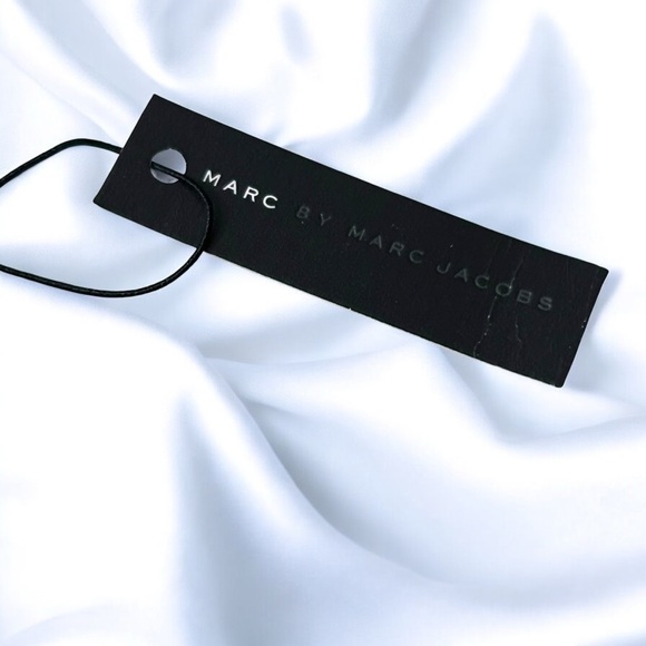 New Marc by Marc Jacobs Bracelet Fluoro Orange Stretch Braided Silicone - Picture 4 of 5